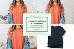 Casual t-shirt mockup Product Image 1