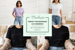 Casual t-shirt mockup Product Image 1