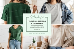 Casual t-shirt mockup Product Image 1