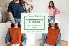 Casual sweater collection mockup Product Image 1