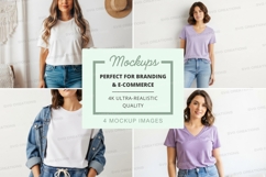 Casual summer t-shirts mockup Product Image 1