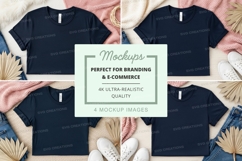 Black t-shirt mockup Product Image 1