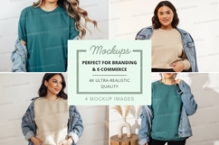 Casual sweatshirt mockup Product Image 1