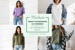 Casual sweatshirts mockup Product Image 1