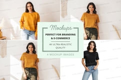 Casual t-shirt mockup Product Image 1