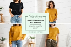 Casual t-shirt collection mockup Product Image 1