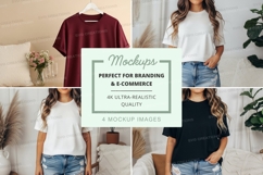 Casual t-shirt collection mockup Product Image 1