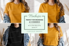 Casual t-shirt mockup Product Image 1