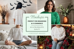 Cozy sweatshirt mockup Product Image 1