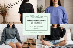 Casual sweatshirt mockup Product Image 1