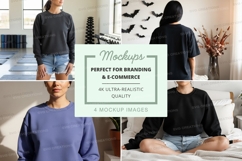 Casual sweatshirt mockup Product Image 1