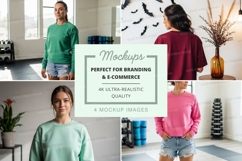 Casual sweatshirt collection mockup Product Image 1