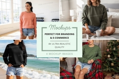 Casual sweatshirt mockup Product Image 1