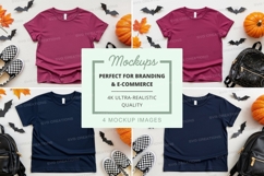 Halloween themed t-shirts mockup Product Image 1