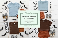 Halloween themed kids' clothing mockup Product Image 1
