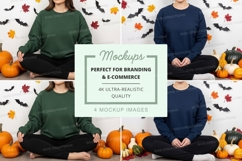 Halloween meditation mockup Product Image 1