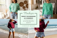 Casual sweatshirts mockup Product Image 1