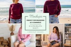 Casual sweatshirt collection mockup Product Image 1