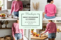 Casual kitchen mockup Product Image 1