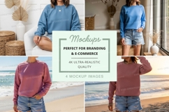 Casual sweatshirt mockup Product Image 1