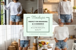 Casual kitchen scene mockup Product Image 1