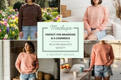 Casual sweatshirt collection mockup Product Image 1
