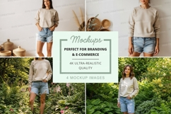 Casual summer outfit mockup Product Image 1