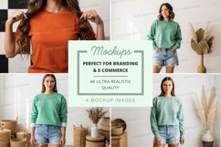 Casual sweater mockup Product Image 1