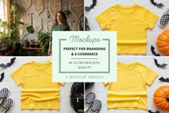 Halloween themed t-shirt mockup Product Image 1