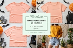 Halloween themed t-shirt mockup Product Image 1