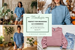 Casual sweatshirt collection mockup Product Image 1