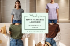 Casual t-shirts mockup Product Image 1