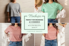 Casual t-shirt mockup Product Image 1