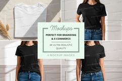 Casual t-shirt mockup Product Image 1