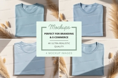 Collection of light blue t-shirts Product Image 1