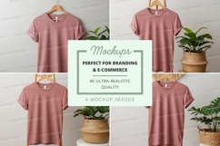 Pink t-shirt mockup Product Image 1