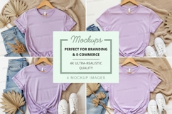 Lavender t-shirt mockup Product Image 1