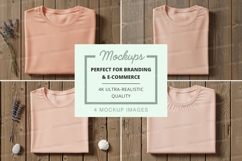 Peach t-shirt mockup Product Image 1