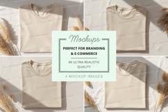 Minimalist t-shirt mockup Product Image 1