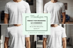 Blank white t-shirt mockup Product Image 1