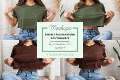 Casual crop tops mockup Product Image 1