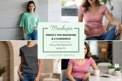 Casual t-shirts mockup Product Image 1