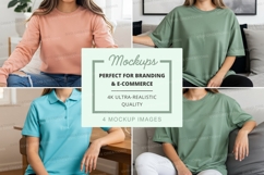 Casual t-shirt mockup Product Image 1