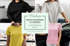 Casual t-shirt mockup Product Image 1