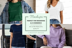 Casual t-shirt mockup Product Image 1