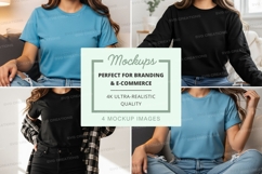Casual t-shirt mockup Product Image 1