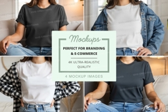 Casual t-shirt mockup Product Image 1