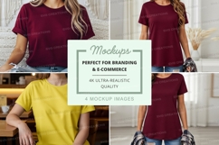 Casual t-shirt mockup Product Image 1
