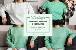 Casual sweatshirts mockup Product Image 1