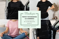 Casual t-shirt mockup Product Image 1